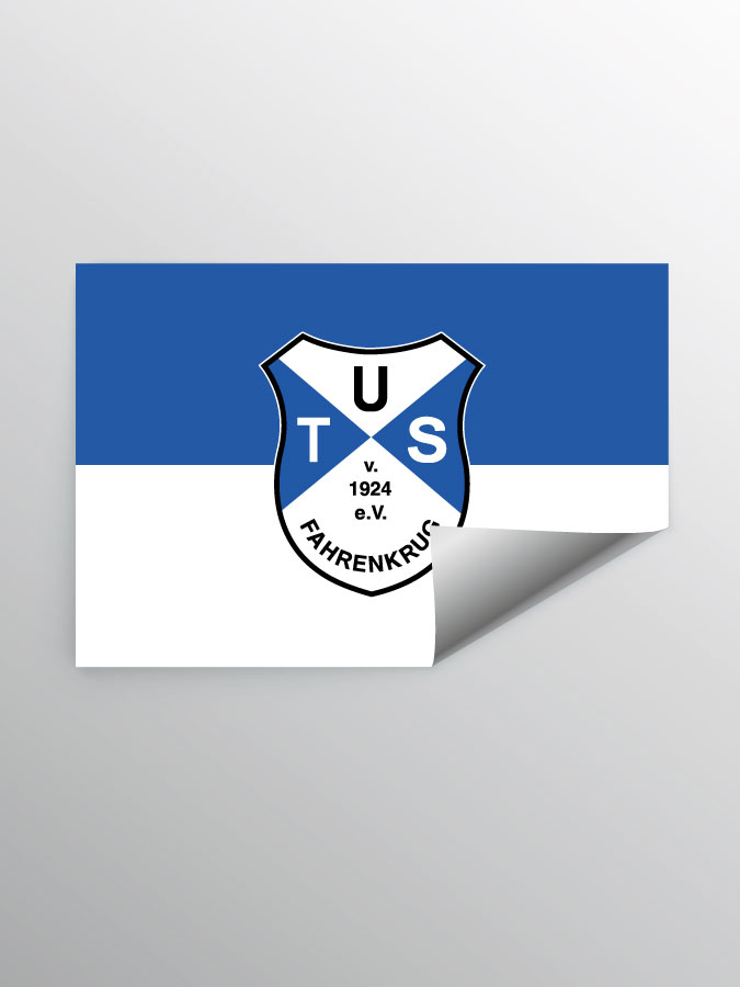 Aufkleber DIN A7 Logo