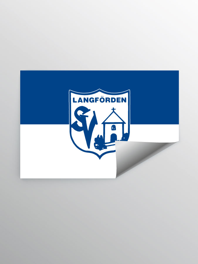 Aufkleber DIN A7 Logo