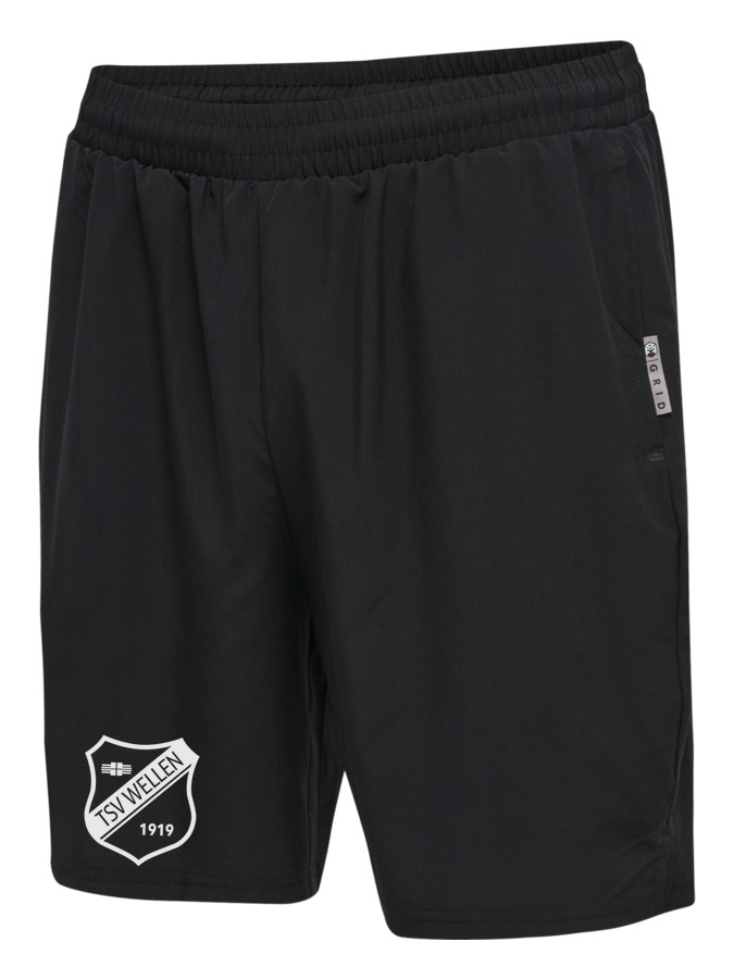 Hummel Move Grid Woven Shorts