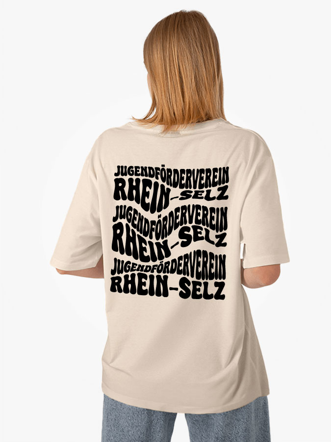 Oversized Shirt Wavy Damen