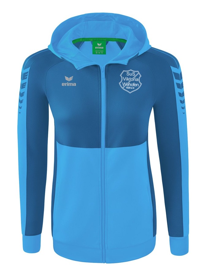 Erima Six Wings Trainingsjacke mit Kapuze Damen