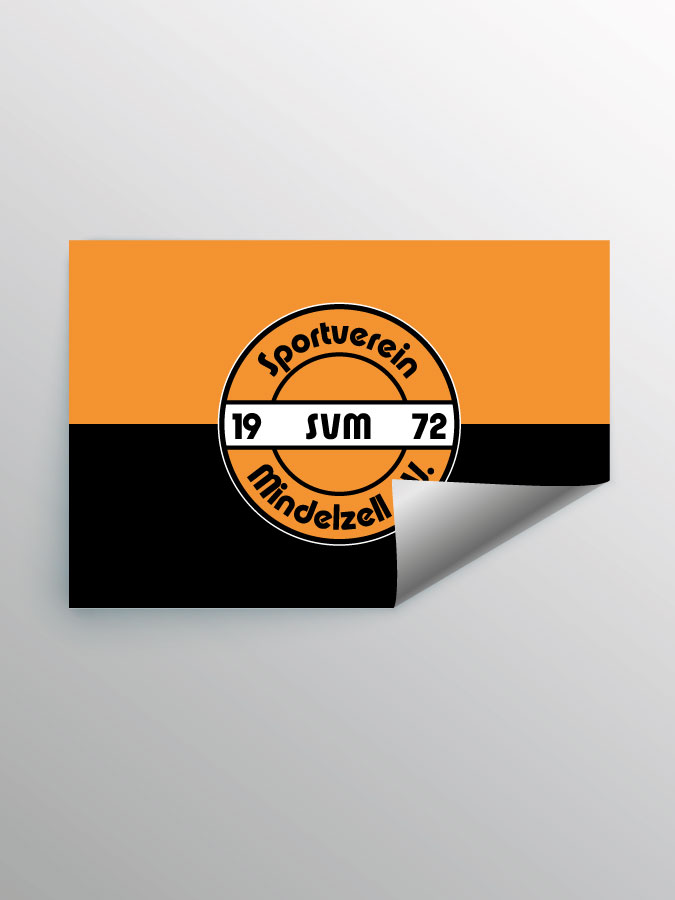 Aufkleber DIN A7 Logo