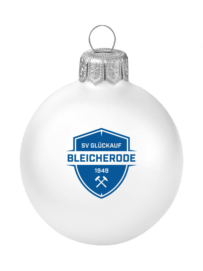 Weihnachtskugel Logo 8cm