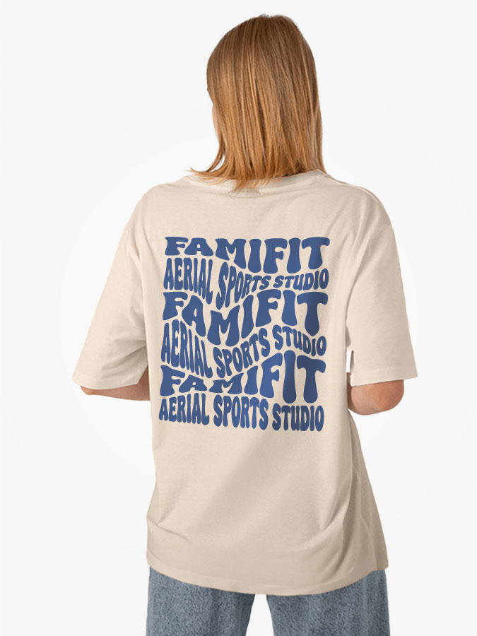 T-Shirt Oversized Wavy Unisex