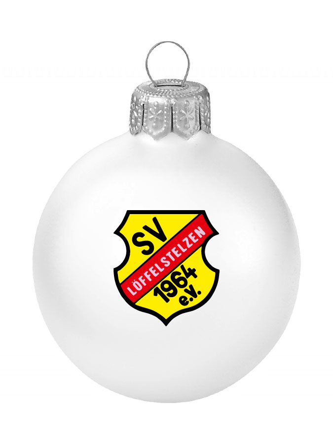 Weihnachtskugel Logo 8cm