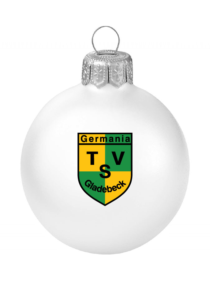 Weihnachtskugel Logo 8cm