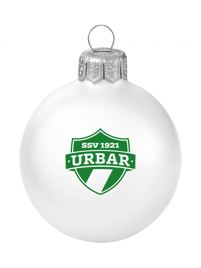 Weihnachtskugel Logo 8cm