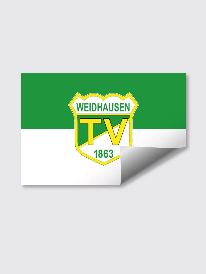 Aufkleber DIN A7 Logo