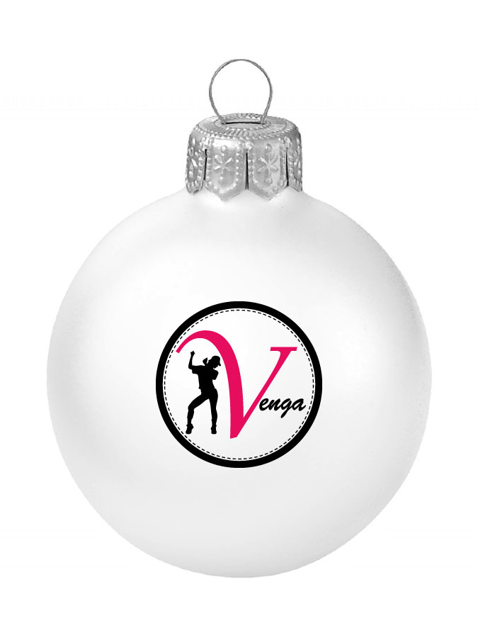 Weihnachtskugel Logo 8cm