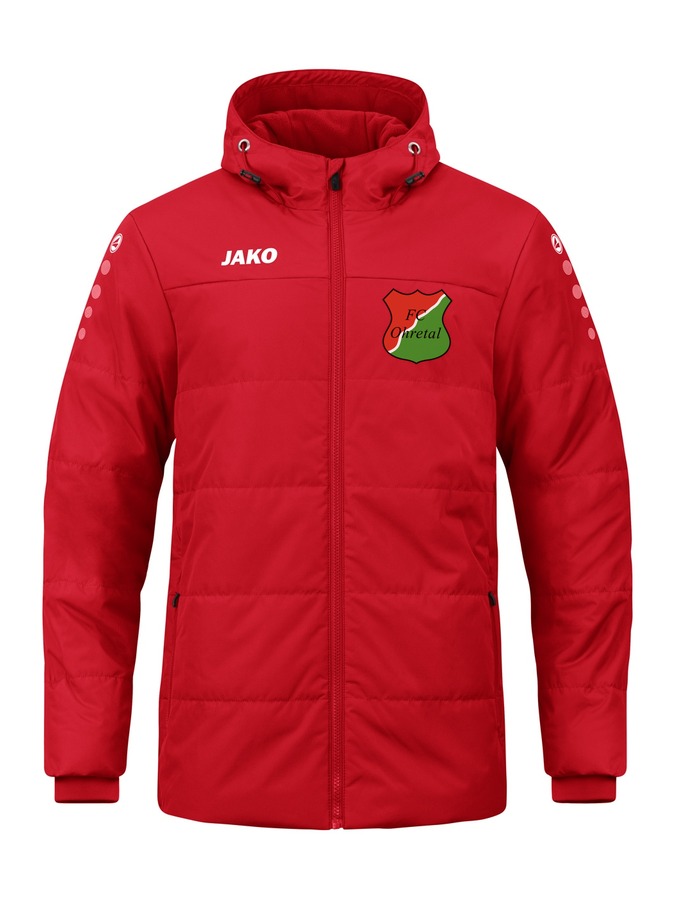 Jako Coachjacke Team mit Kapuze
