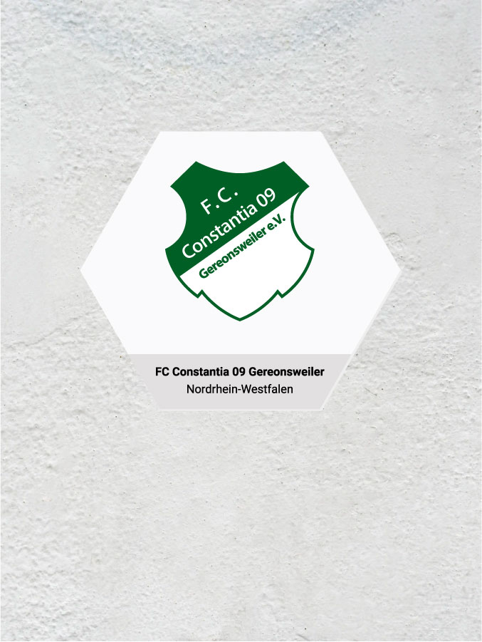 Wandkachel Hexagon mit Logo