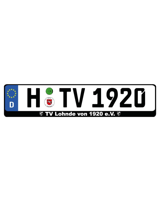 Kennzeichenhalter Kalden (2er Set)