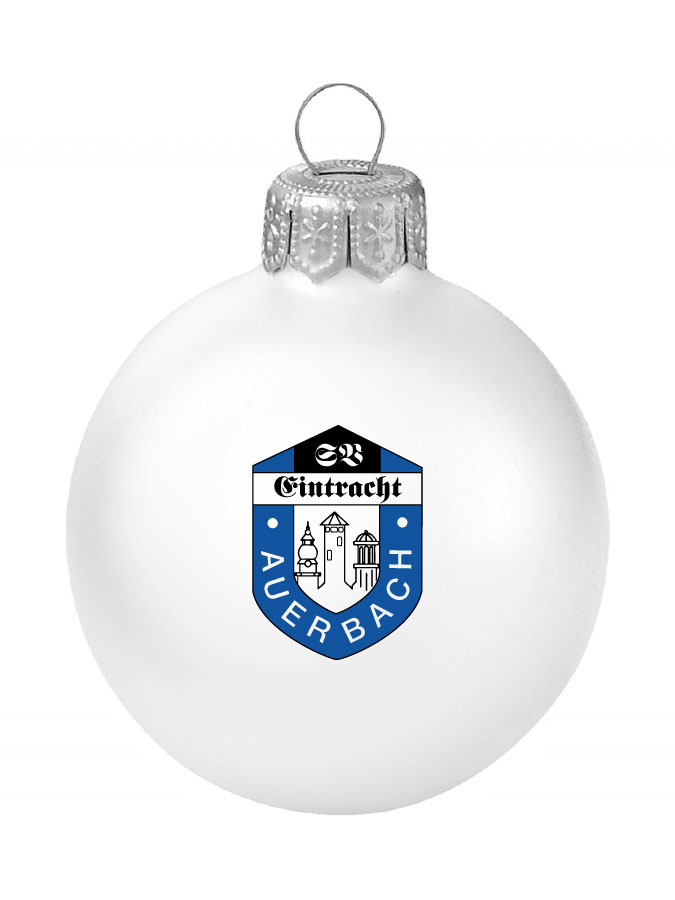 Weihnachtskugel Logo 8cm