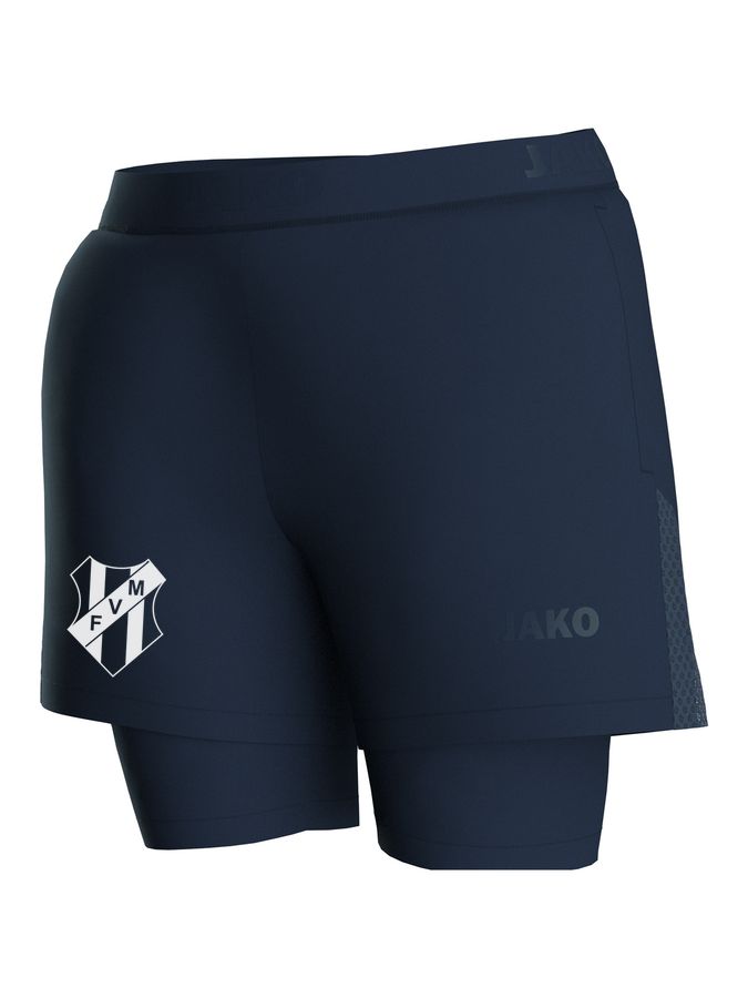 Jako 2-in-1-Short Power Damen