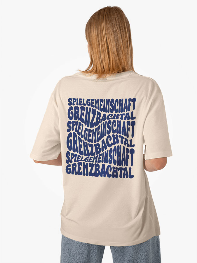 Oversized Shirt Wavy Damen