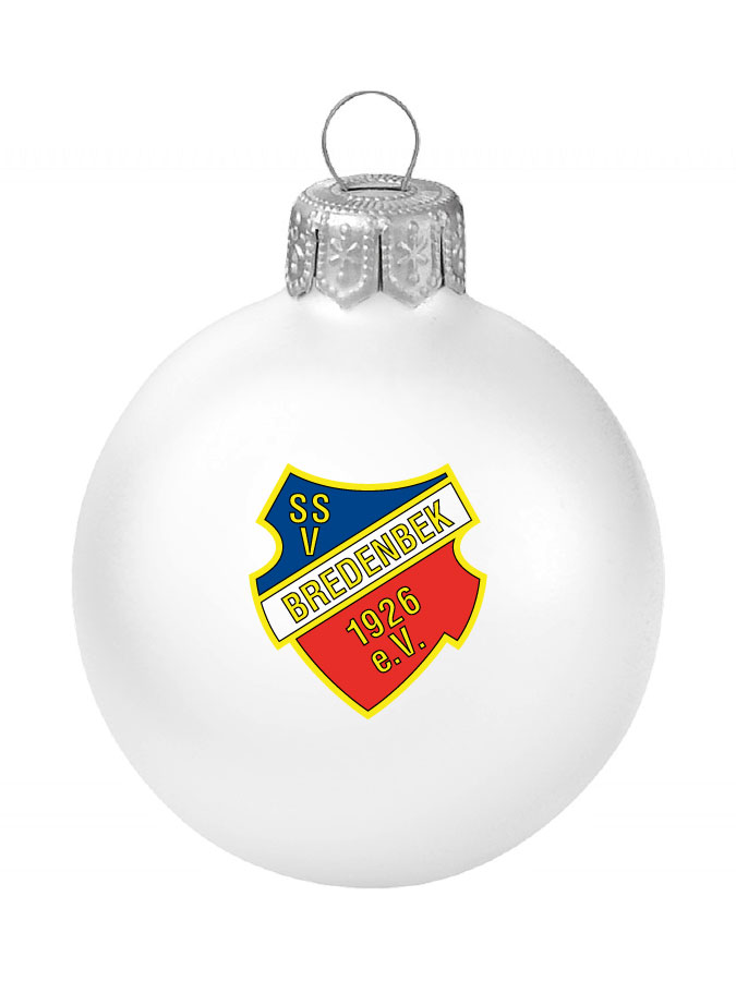 Weihnachtskugel Logo 8cm