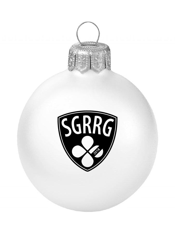 Weihnachtskugel Logo 8cm