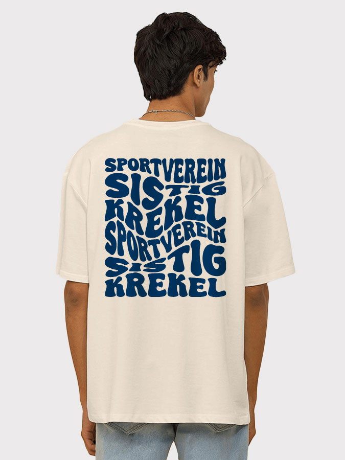 T-Shirt Oversized Wavy Herren