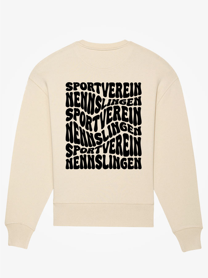 Sweatshirt Oversized Wavy Herren