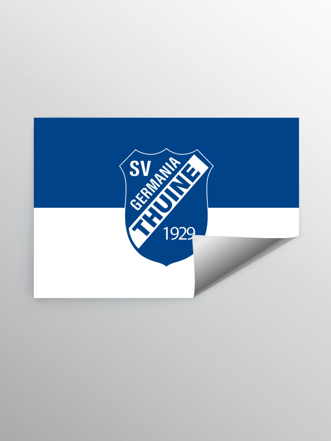 Aufkleber DIN A7 Logo