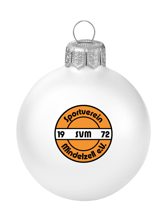 Weihnachtskugel Logo 8cm