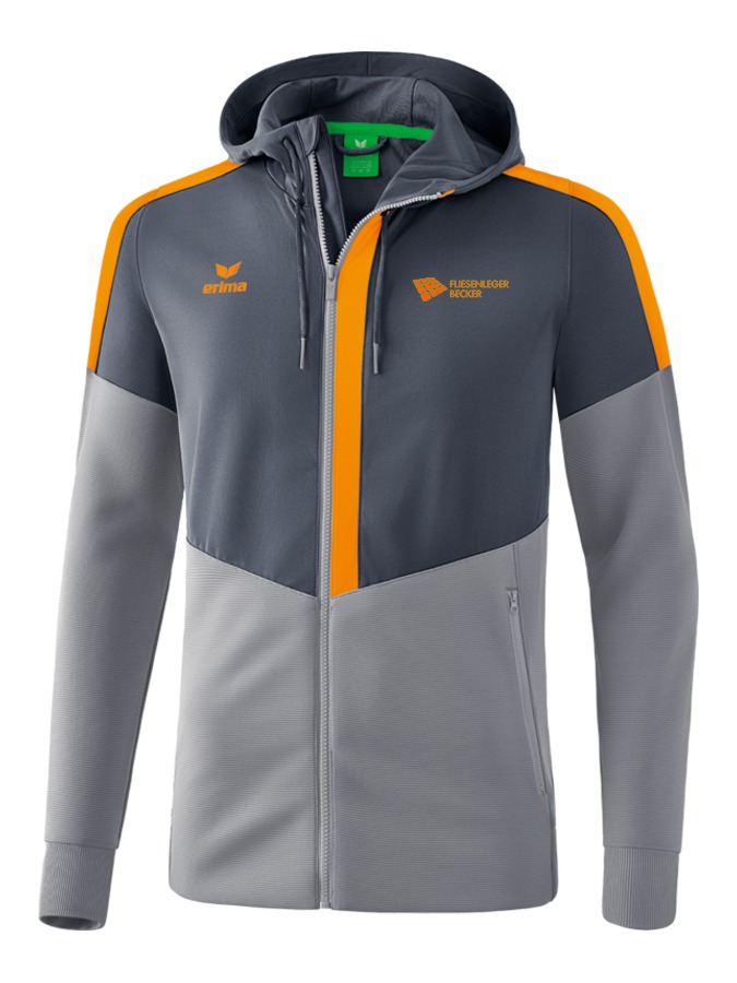 Erima Squad Trainingsjacke mit Kapuze