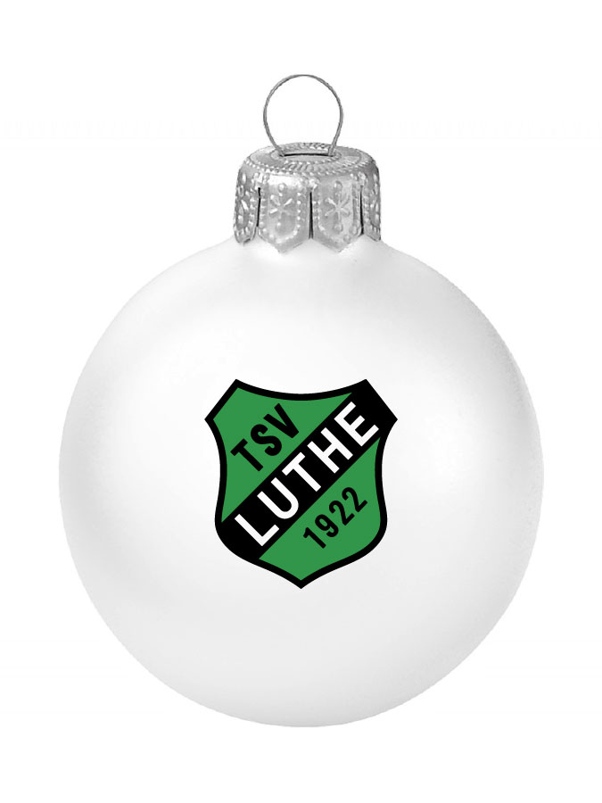Weihnachtskugel Logo 8cm