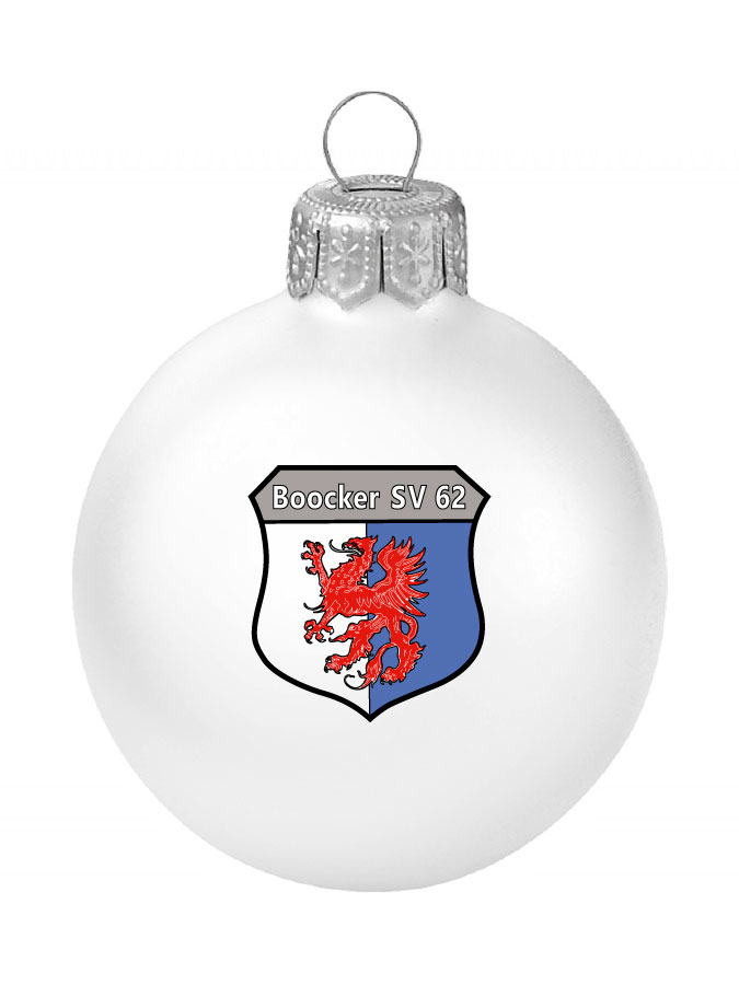 Weihnachtskugel Logo 8cm