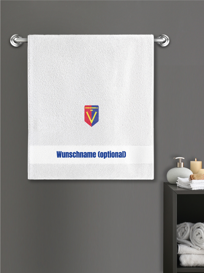 Badehandtuch Team Sticklogo