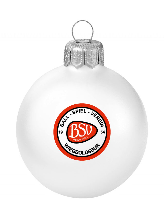 Weihnachtskugel Logo 8cm