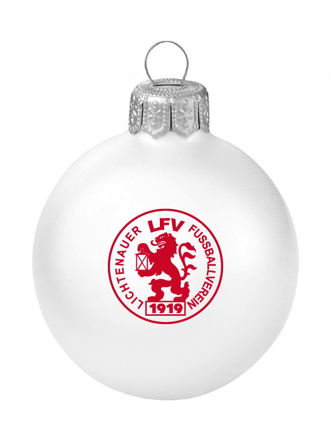 Weihnachtskugel Logo 8cm