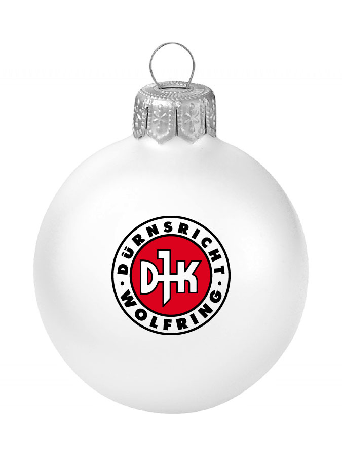 Weihnachtskugel Logo 8cm
