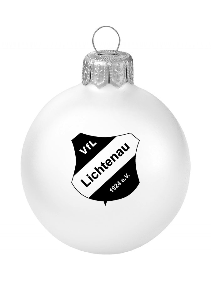 Weihnachtskugel Logo 8cm