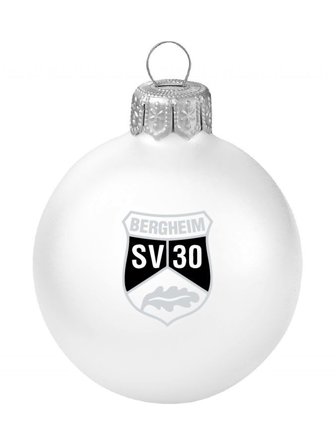 Weihnachtskugel Logo 8cm