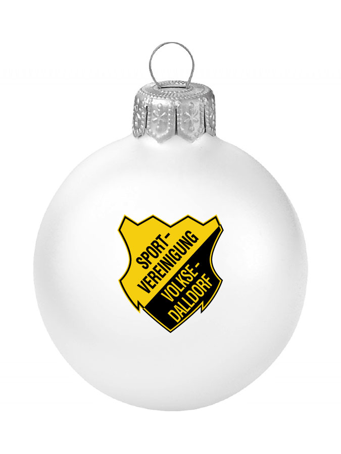 Weihnachtskugel Logo 8cm