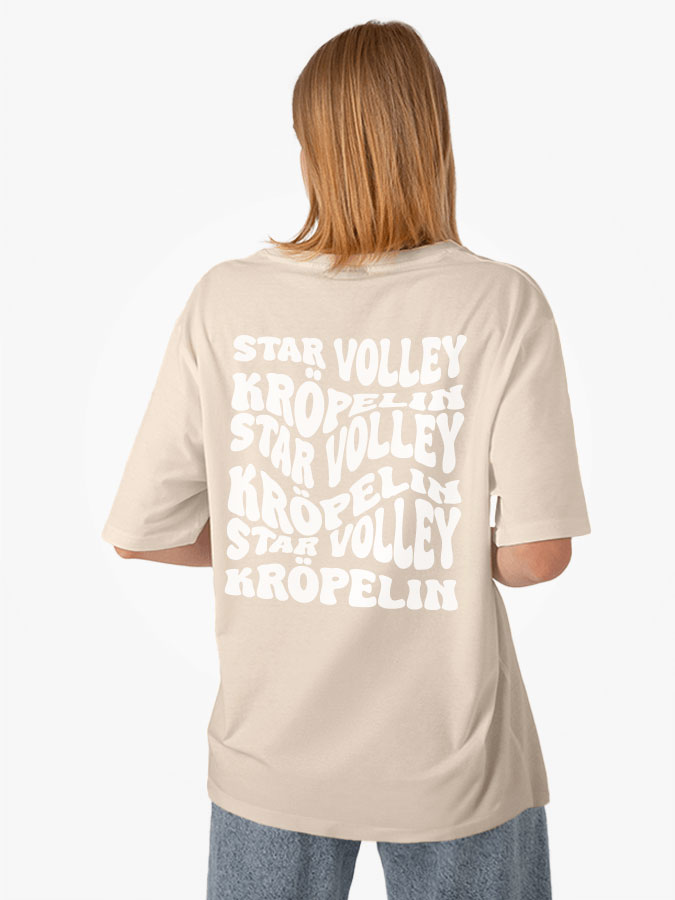 Oversized Shirt Wavy Damen
