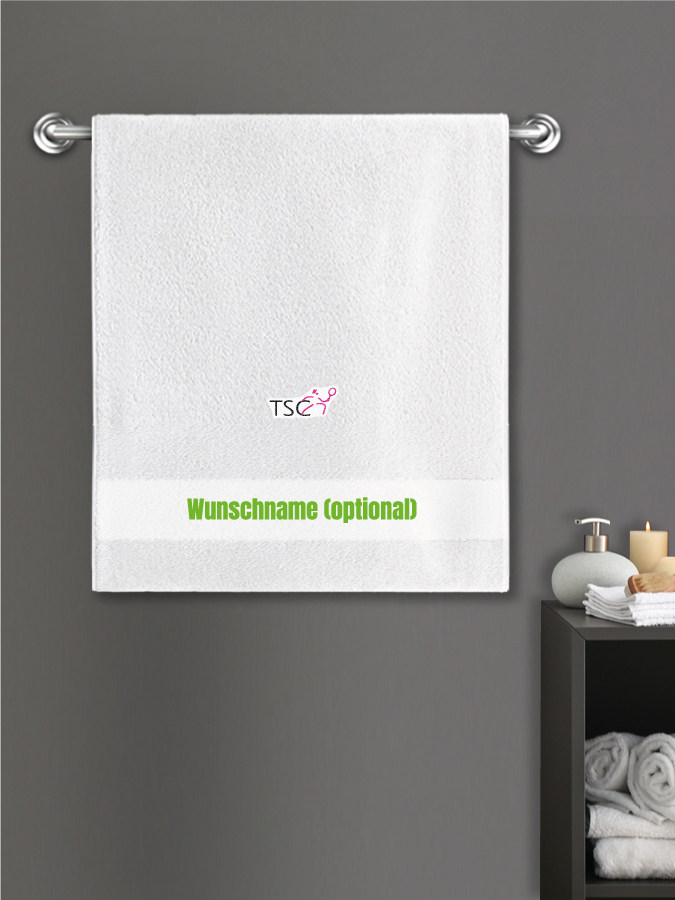 Badehandtuch Team Sticklogo