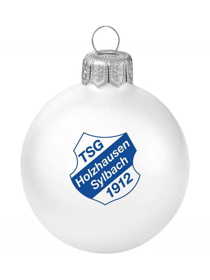Weihnachtskugel Logo 8cm