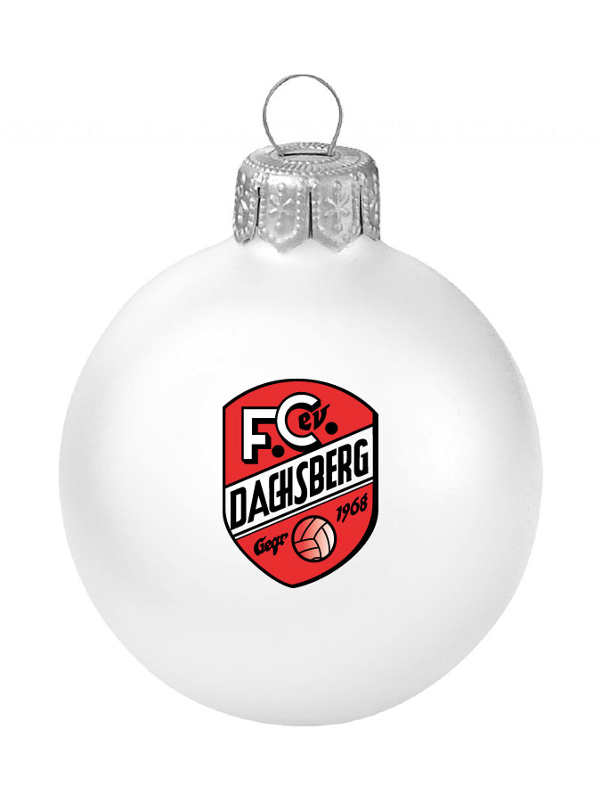 Weihnachtskugel Logo 8cm
