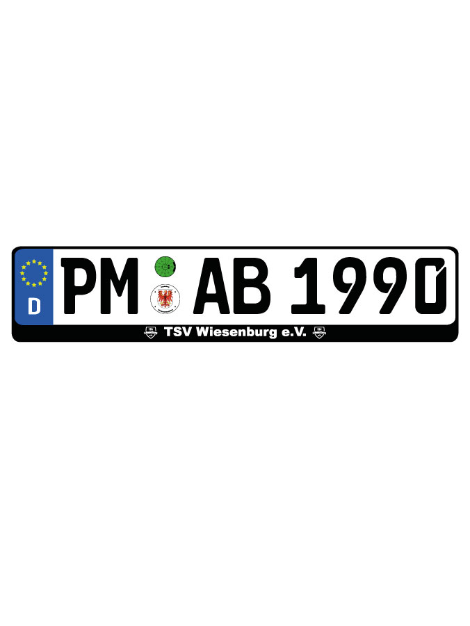 Kennzeichenhalter Kalden (2er Set)