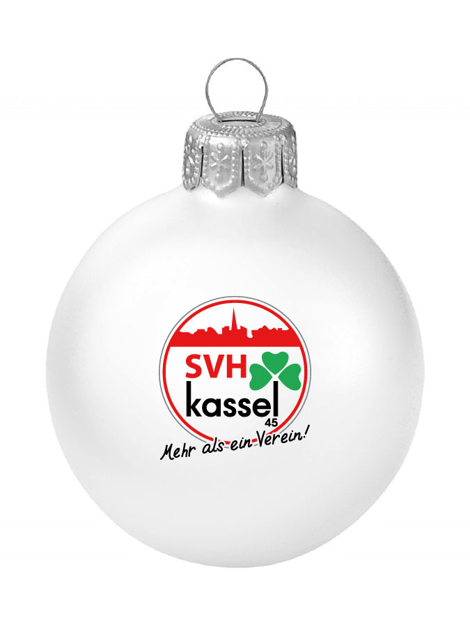 Weihnachtskugel Logo 8cm