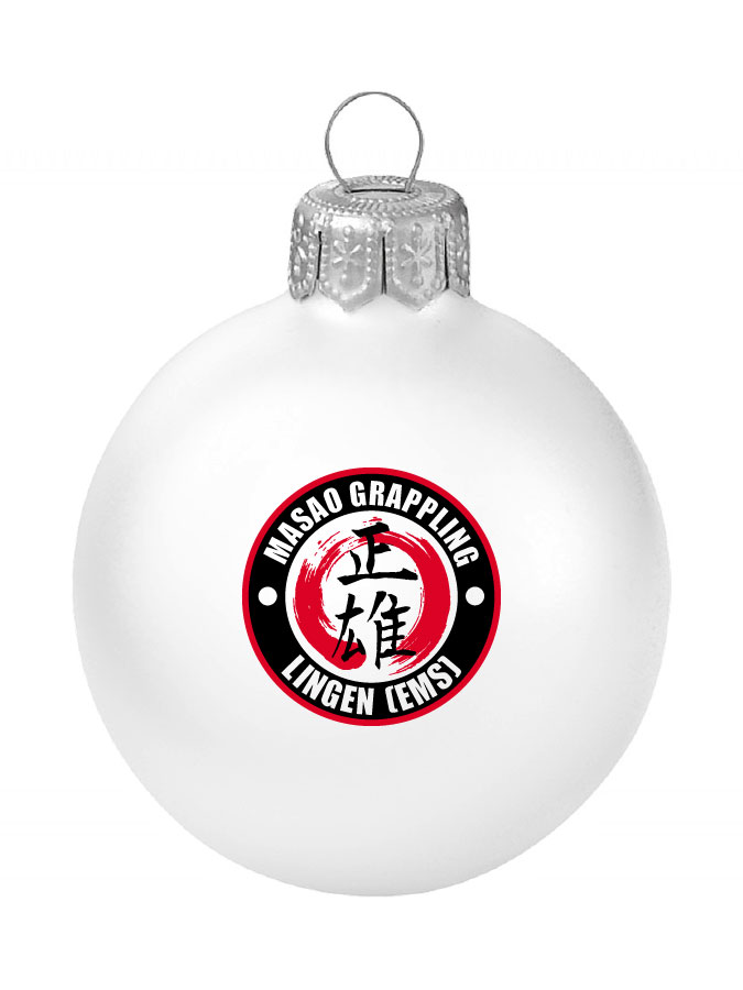 Weihnachtskugel Logo 8cm