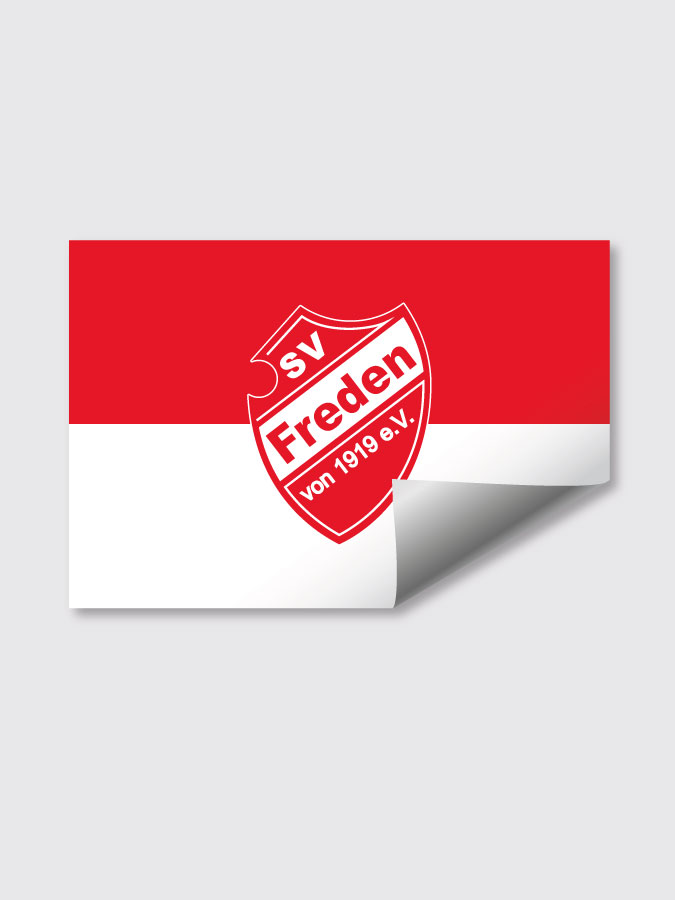 Aufkleber DIN A7 Logo