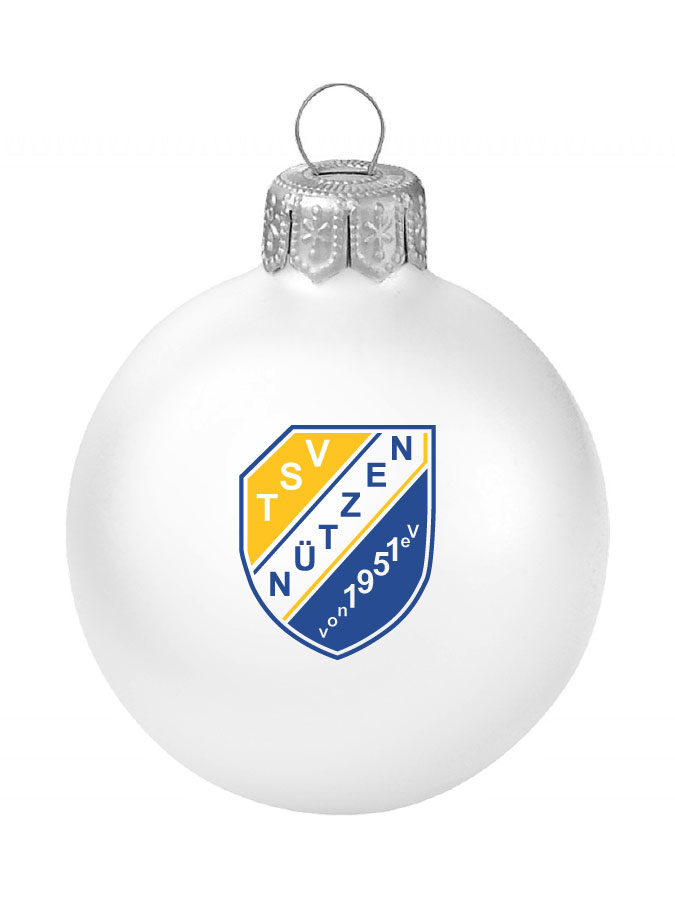 Weihnachtskugel Logo 8cm