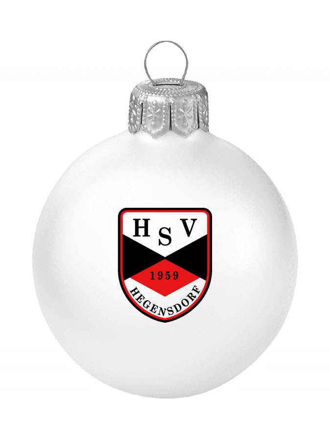 Weihnachtskugel Logo 8cm