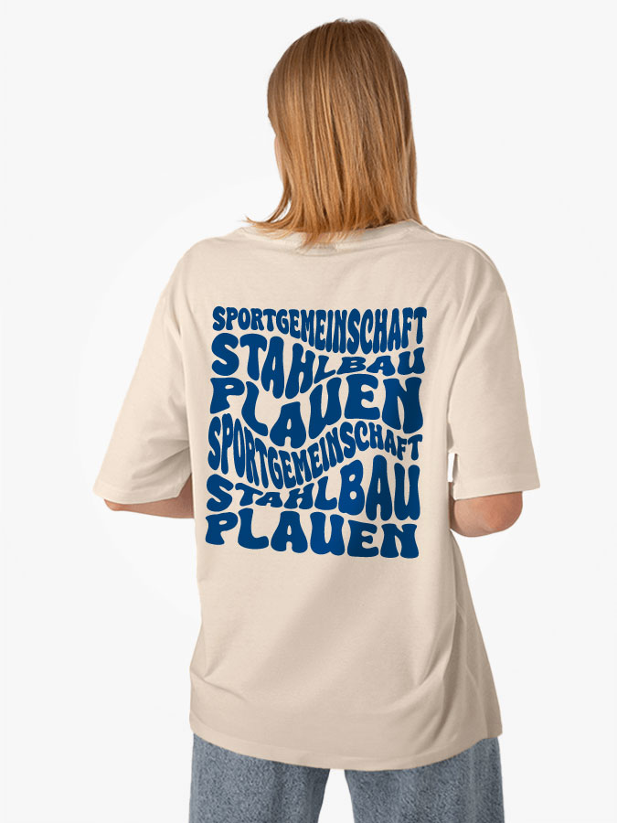 Oversized Shirt Wavy Damen