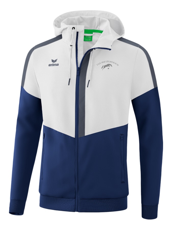 Erima Squad Tracktop Jacke mit Kapuze