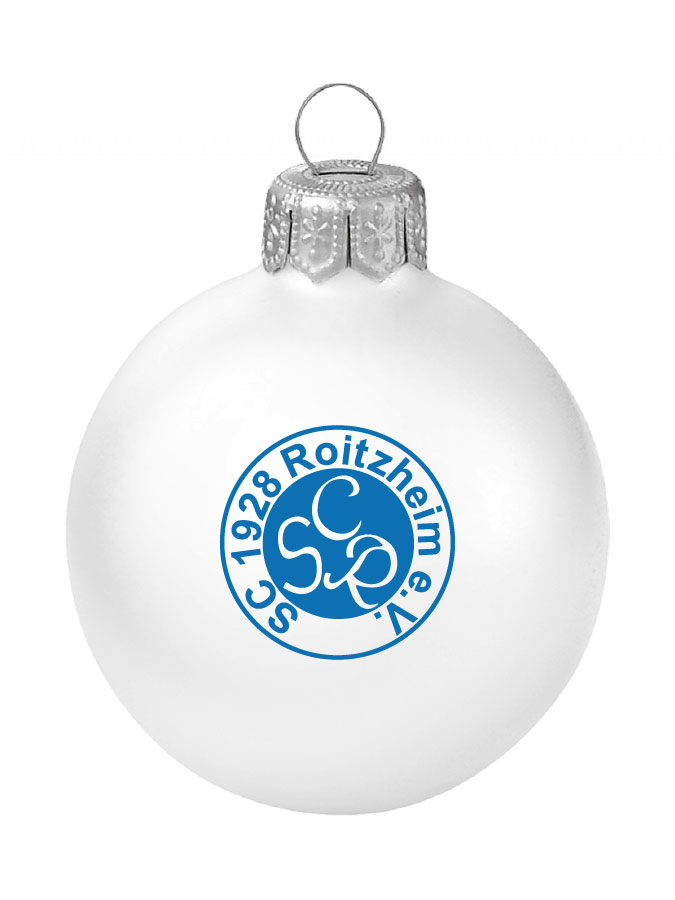 Weihnachtskugel Logo 8cm