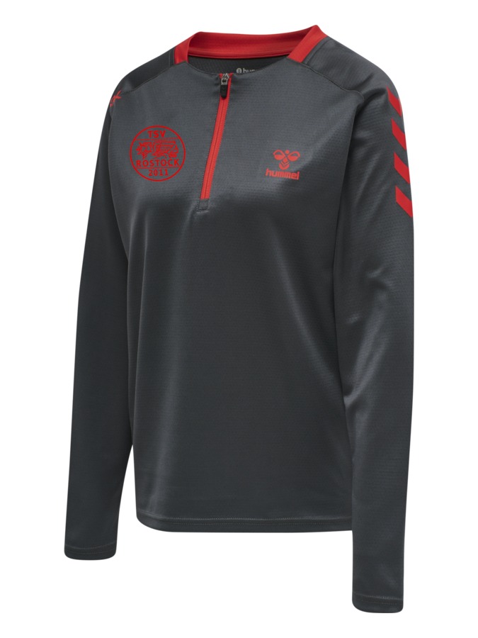 Hummel Action Poly Half Zip Sweat Damen