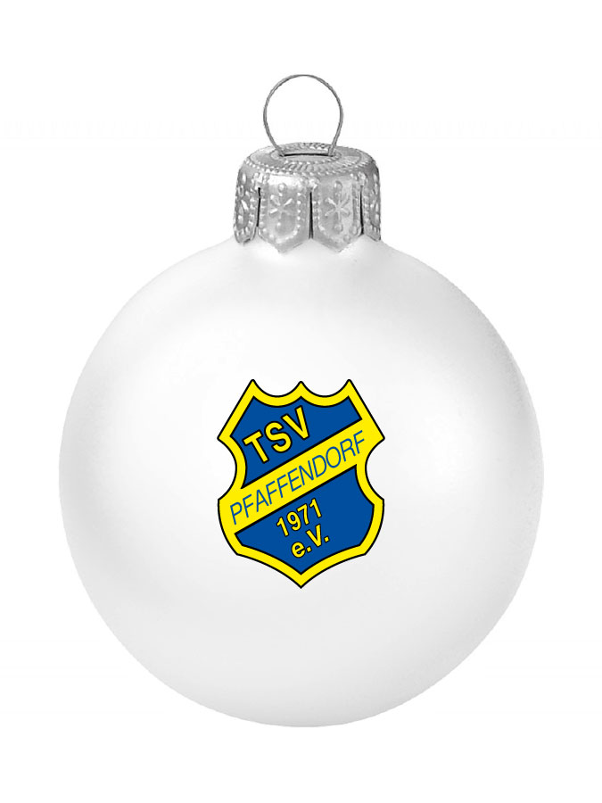 Weihnachtskugel Logo 8cm